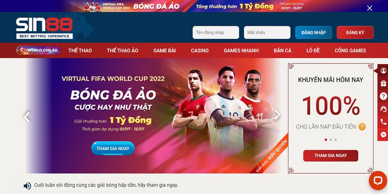 Đăng nhập vào trang chủ Vn138 - Vn138
