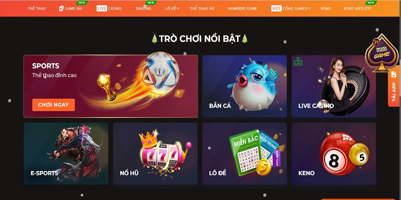 Thư viện trò chơi giải trí trực tuyến cấp độ King88 - King88