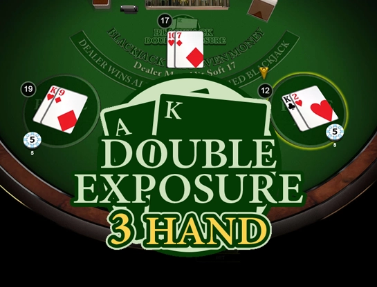 Blackjack Double Exposure 3 Hand